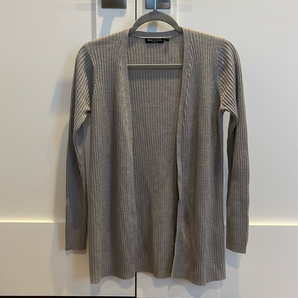 BRAVE SOUL semi long cardigan